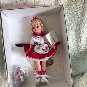 Cocoa Cola Porcelain Car Hop Doll.